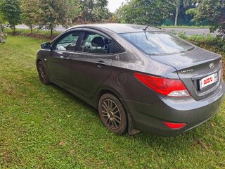 2012 Hyundai Solaris I, чёрный, 710000 рублей, вид 3