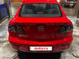 2007 Mazda 3 I (BK) Рестайлинг, красный, 1000000 рублей, вид 3