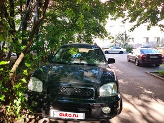 2002 Hyundai Santa Fe I, чёрный, 650000 рублей, вид 1