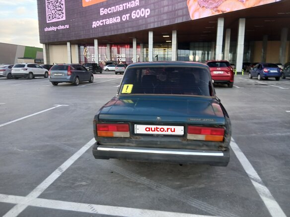 2007 Lada (ВАЗ) 2107, зелёный, 95000 рублей - вид 3