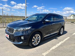 2020 Kia Sorento 8-speed III Prime Рестайлинг, синий, 3400000 рублей, вид 4