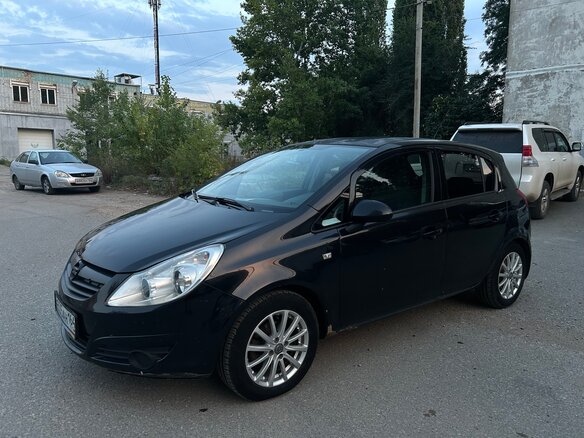 2008 Opel Corsa D, чёрный, 329000 рублей