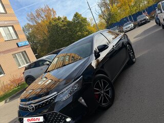 2017 Toyota Camry VII (XV50) Рестайлинг 2, чёрный, 1720000 рублей, вид 1
