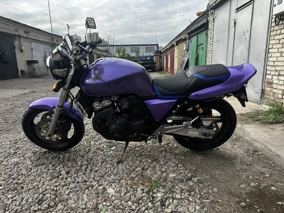 1994 Honda CB 400 Super Four, фиолетовый, 230000 рублей - вид 5