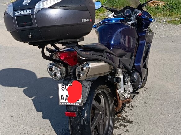 2007 Honda VFR 800, синий, 650000 рублей - вид 9