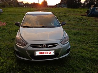 2011 Hyundai Solaris I, голубой, 650000 рублей, вид 1