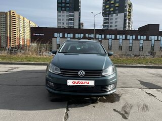 2019 Volkswagen Polo V Рестайлинг, синий, 1410000 рублей, вид 2