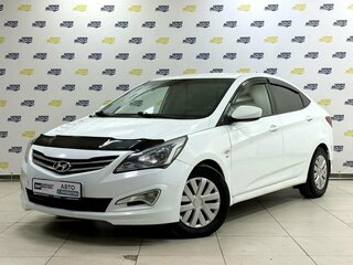 2015 Hyundai Solaris I Рестайлинг, белый, 1000000 рублей, вид 1