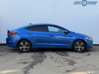 2017 Hyundai Elantra VI (AD), синий, 1330000 рублей, вид 4
