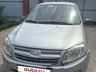 2016 Lada (ВАЗ) Granta I, серебристый, 280000 рублей, вид 3