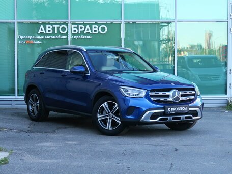 2019 Mercedes-Benz GLC 200 I (X253) Рестайлинг, синий, 4049000 рублей, вид 5