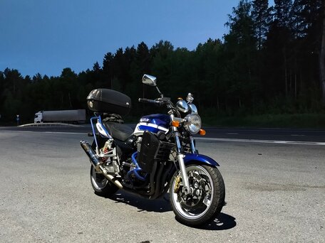 2001 Suzuki GSX 1400, синий, 550000 рублей, вид 4