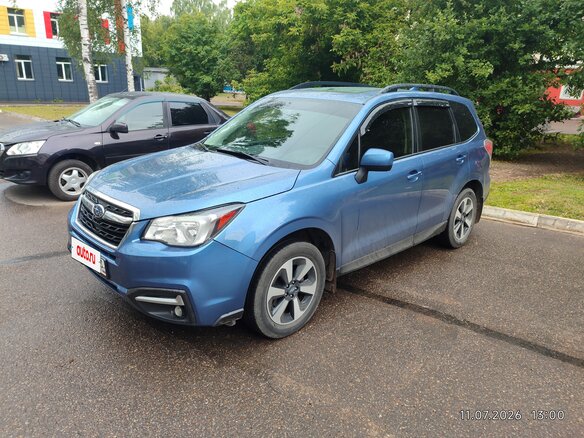 2018 Subaru Forester IV Рестайлинг 2, синий, 2250000 рублей - вид 2