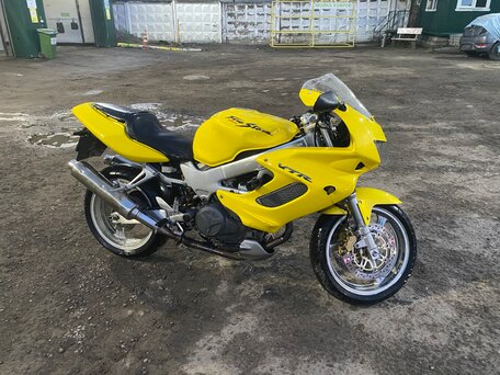 2001 Honda VTR 1000, жёлтый, 325000 рублей, вид 4