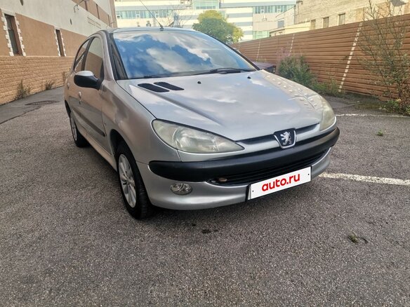 2003 Peugeot 206, серебристый, 185000 рублей - вид 3