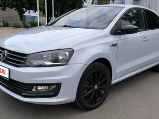 2018 Volkswagen Polo V Рестайлинг, белый, 980000 рублей, вид 2