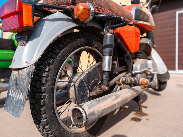 1989 Jawa 350/638, оранжевый, 70000 рублей - вид 13