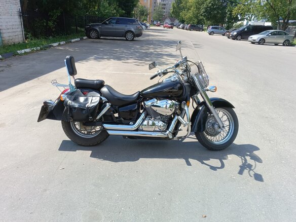 2005 Honda Shadow 750, чёрный, 520000 рублей - вид 1