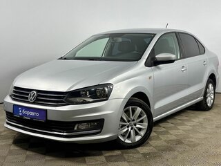 2017 Volkswagen Polo V Рестайлинг, серебристый, 1275000 рублей, вид 1