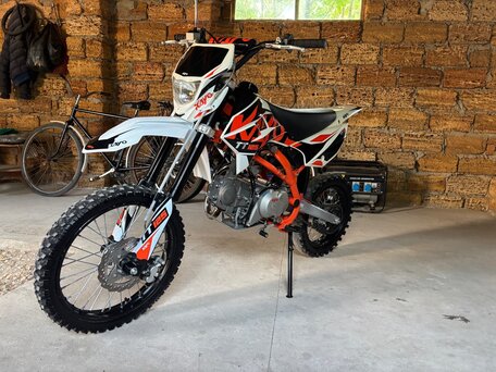 2021 Kayo Basic TT125, белый, 70000 рублей, вид 2