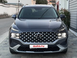 2021 Hyundai Santa Fe IV Рестайлинг, синий, 3630000 рублей, вид 3