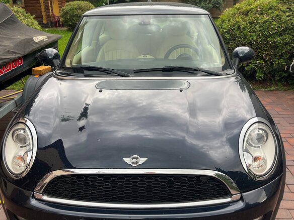 2012 Mini Hatch Cooper S II (R56) Рестайлинг, синий, 2400000 рублей - вид 1