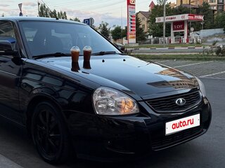2014 Lada (ВАЗ) Priora I Рестайлинг, чёрный, 420000 рублей, вид 5