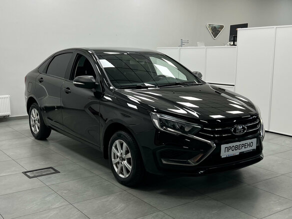2023 Lada (ВАЗ) Vesta I Рестайлинг (NG), чёрный, 1299000 рублей - вид 2