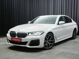 2022 BMW 5 серии 530i xDrive VII (G30/G31/G38) Рестайлинг, белый, 5600000 рублей, вид 1