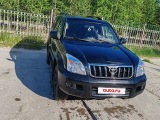 2005 Toyota Land Cruiser Prado 5-speed 120 Series, чёрный, 1750000 рублей, вид 2