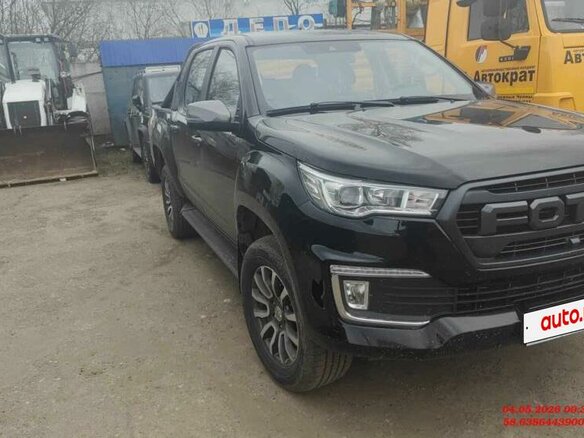 2024 Foton Tunland G7, чёрный
