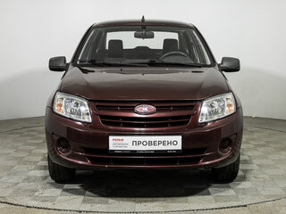 2012 Lada (ВАЗ) Granta I, красный, 299585 рублей, вид 2