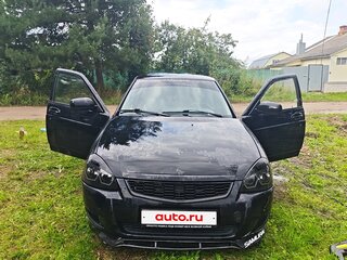 2011 Lada (ВАЗ) Priora I, чёрный, 550000 рублей, вид 1