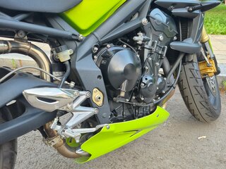 2009 Triumph Street Triple, зелёный, 475000 рублей, вид 5