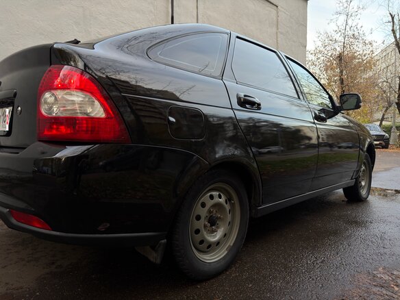 2009 Lada (ВАЗ) Priora I, чёрный, 275000 рублей - вид 6
