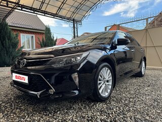 2015 Toyota Camry VII (XV50) Рестайлинг, чёрный, 1940000 рублей, вид 1
