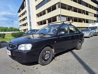 2005 Hyundai Accent ТагАЗ II, чёрный, 300000 рублей, вид 1