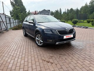 2017 Skoda Octavia Scout III (A7) Рестайлинг, синий, 1990000 рублей, вид 1