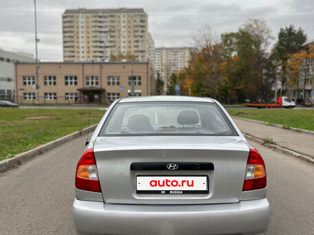 2007 Hyundai Accent ТагАЗ II, серебристый, 265000 рублей, вид 4