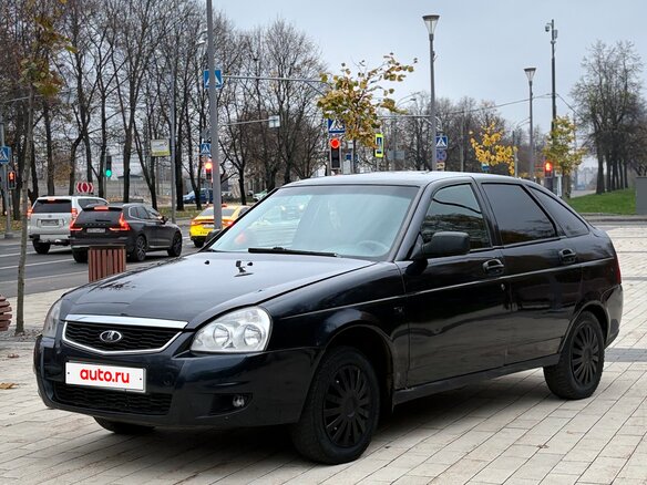 2009 Lada (ВАЗ) Priora I, чёрный, 275000 рублей