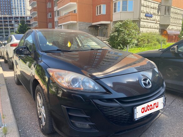 2011 Mazda 3 II (BL) Рестайлинг, чёрный - вид 1