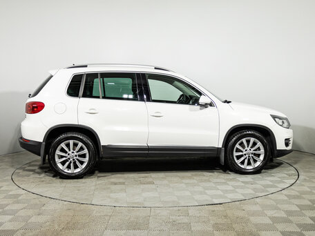 2012 Volkswagen Tiguan I Рестайлинг, белый, 1199585 рублей, вид 4