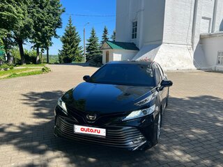 2018 Toyota Camry VIII (XV70), чёрный, 3000000 рублей, вид 3