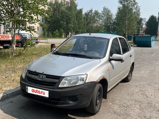 2012 Lada (ВАЗ) Granta I, серебристый, 215000 рублей, вид 1
