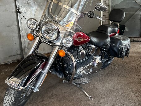 2005 Harley-Davidson Heritage Classic, красный, 1140000 рублей, вид 1