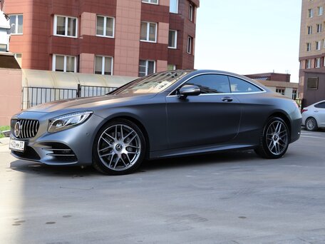 2019 Mercedes-Benz S-Класс 450 4MATIC VI (W222, C217) Рестайлинг, серый, 8790000 рублей, вид 2