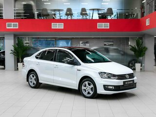 2019 Volkswagen Polo V Рестайлинг, белый, 995000 рублей, вид 3