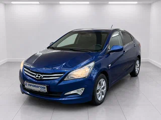 2016 Hyundai Solaris I Рестайлинг, синий, 950000 рублей, вид 1
