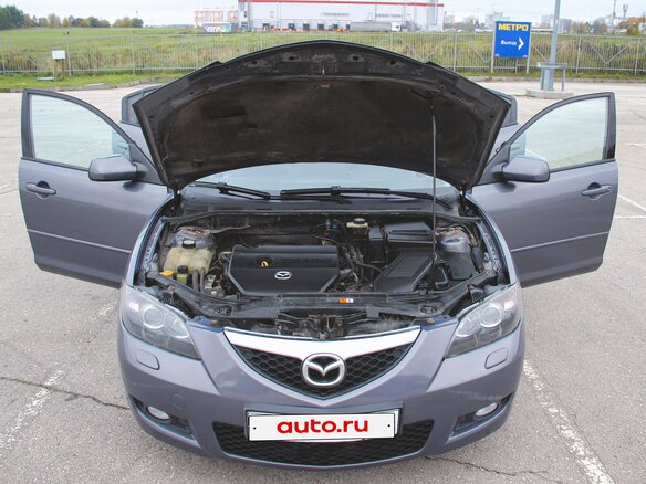 2008 Mazda 3 I (BK) Рестайлинг, серый, 770000 рублей - вид 4