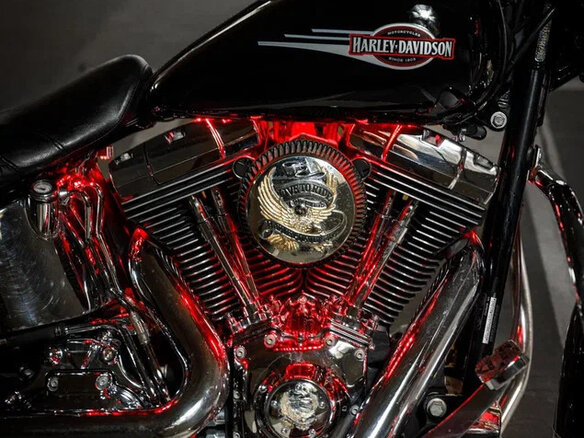2007 Harley-Davidson Heritage, чёрный, 700000 рублей - вид 5